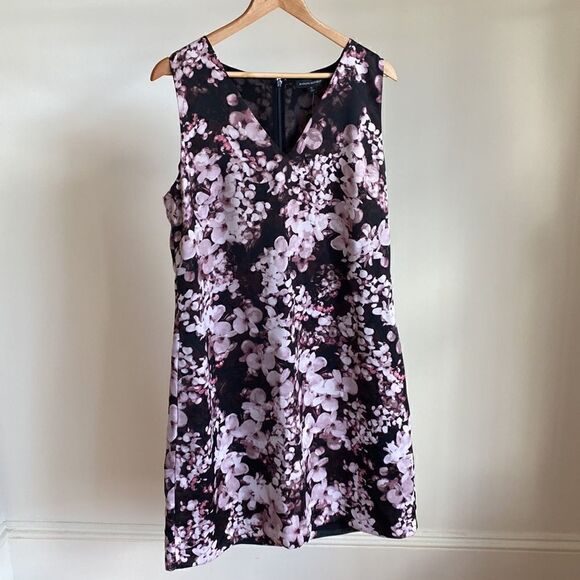 NWT Sleeveless V-neck Floral Shift Dress by BR - Picture 12 of 13